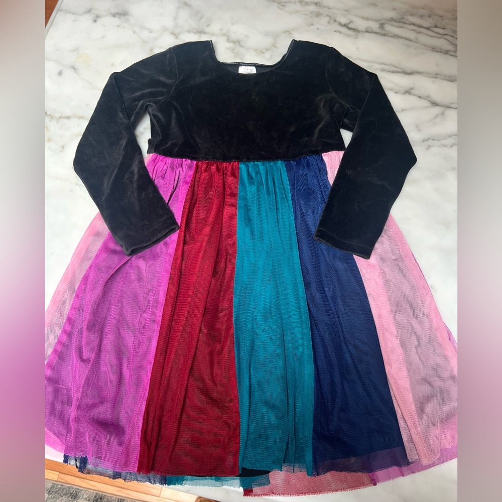 Hanna Andersson Velvet Long Sleeve Dress
